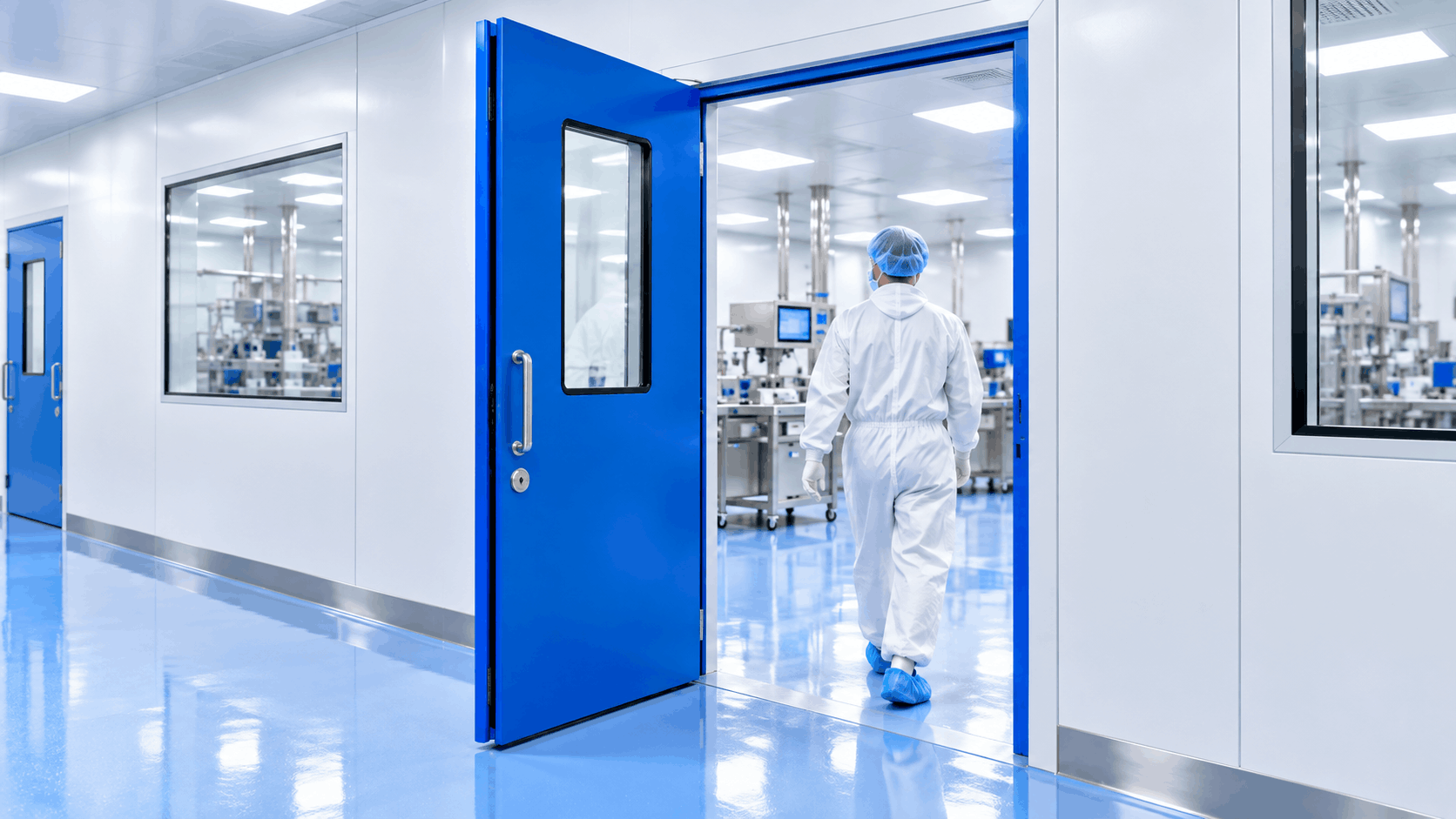 Single Swing Clean Room Door
